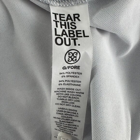 G/Fore Golf Polo Shirt 2XL Blur Icon Camo Tech Pique Skull Short Sleeve TP-3567 - Picture 9 of 11